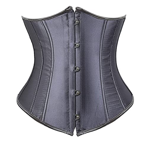 ICEGIA Waist Trainer for Women Corset Cincher Body Shaper Girdle Trimmer with Steel Bones Extender