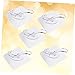 Happyyami 5pcs Traceless Hooks for Wall Bathroom Kitchen No Tool Needed Moisture Resistant Hooks for Hats Cloths Towels
