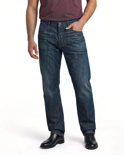 G-Star Men's Dakota Regular Straight Jeans, Colour Blue, Size: Waist 35, Inseam 32