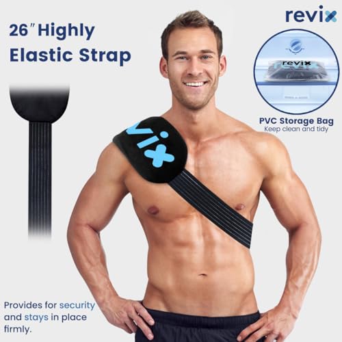 REVIX Ice Packs for Injuries Reusable, 5-Piece Set Hot and Cold Gel Ice Pack for Joints, Muscle, Post-Workout Recovery, Adjustable and Flexible Cooling Pads for Knees, Back, Arms and Neck - Thumbnail 5