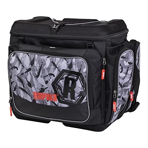 RAPALA MAGNUM LURE CAMO: Bolsa de pesca resistente al agua y con múltiples bolsillos Cover