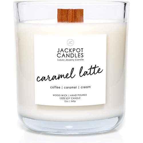 Caramel Coffee Latte Candle With Ring Inside (Surprise Jewelry Valued At $15 To $5,000) Ring Size 8 #TOP1