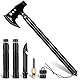 Purple Dragon Survival Axt 9 in 1 - Outdoor Camping Axt mit Hammer, Tragbare Überlebensausrüstung mit Messer Outdoor, Scharfe Bushcraft Beil Multitool für Wandern, Garten