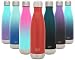 Simple Modern 17oz Vacumm Insulated Wave Bottle - Double Walled Stainless Steel Water Thermos Cup - Compare to S'well, Contigo, Yeti, Hydro Flask - Cola Style Sports Tumbler - Strawberry Red