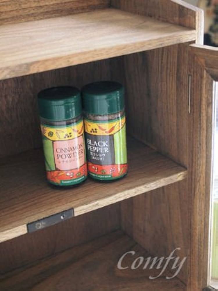Amazon｜キッチン雑貨 スパイスラック キャビネット 北欧カントリー
