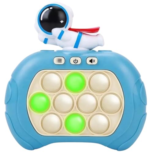 Pop It Eletrônico Anti Stress Sensorial de Astronauta AZUL