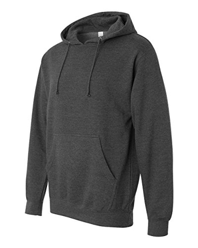 Independent Trading Co. Midweight Hood Sweatshirt SS4500-Chrcl Hth2