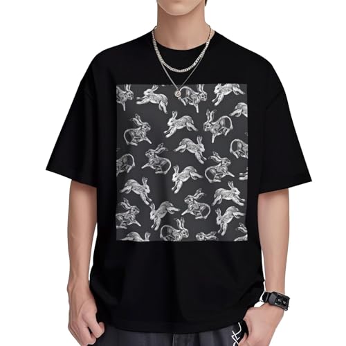 T-shirt coton lapin femme coupe ample contre la chaleur