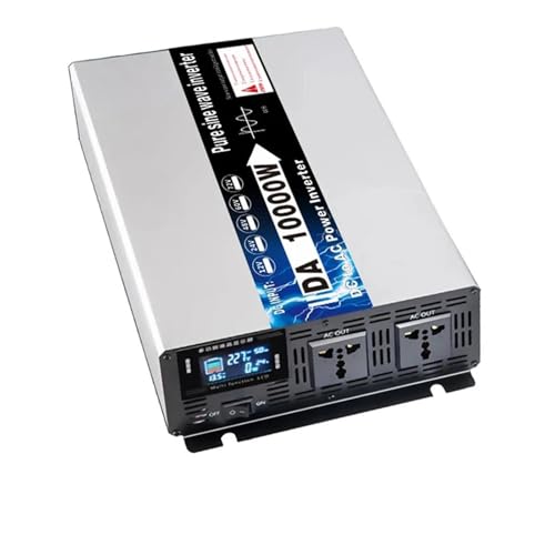 Convertidor Corriente Convertidor Frecuencia 10000 W CC 12 V 24 V 48 V A CA 220 V 230 V 110 V Banco Energía Solar Transformador Inversor De Onda Sinusoidal Pura Convertidor(48V,110V(60HZ)_10000WW REMO