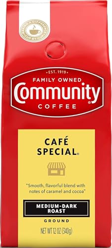 Image of Community Coffee Cafe Special Medium Dark Roast Ground Coffee, 12 Ounce Bag
