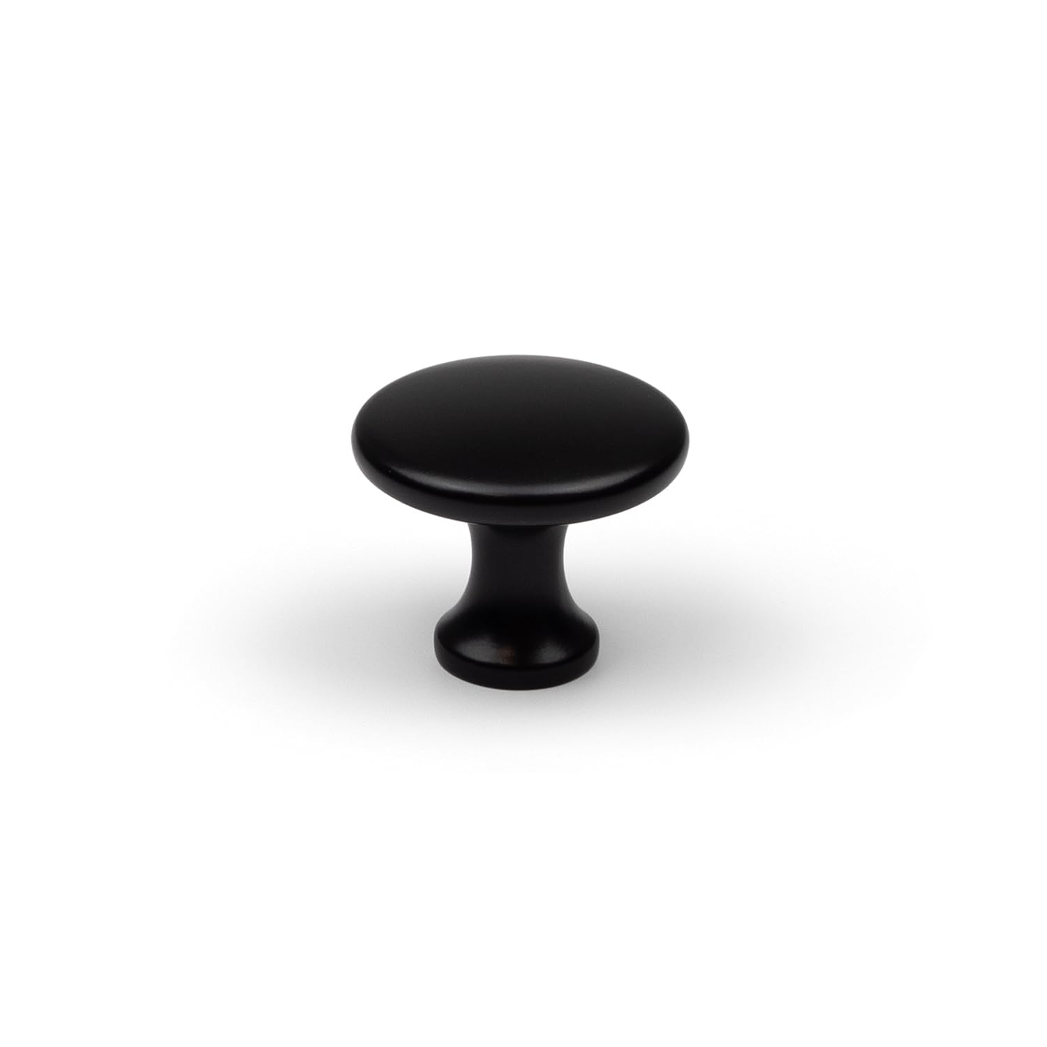 30mm Matt Black Cabinet Knob Round Dark Kitchen Cupboard Door Drawer Pull Wardrobe Furniture Replacement Upcycle from B&Q