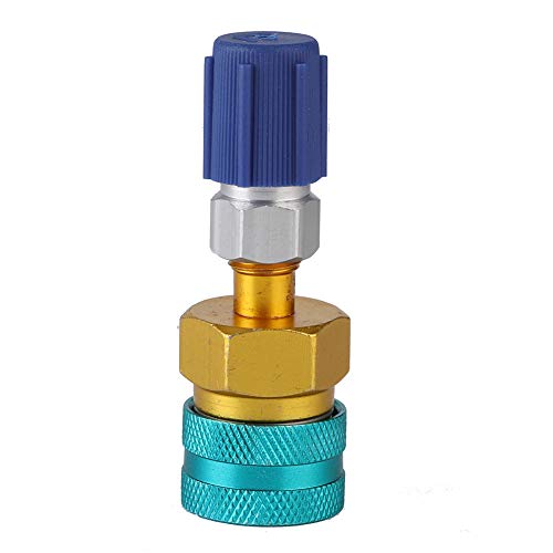 Adaptador R134a a R1234yf de buen rendimiento QC1234L 13LS5V1, acoplador rápido de baja presión para refrigerante de aire acondicionado automotriz, conector líquido fluorado miniatura 5
