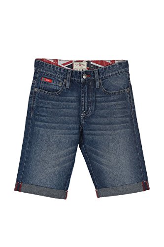 Bermuda slim bleu Lee Cooper 8 ans en denim de qualité supérieure