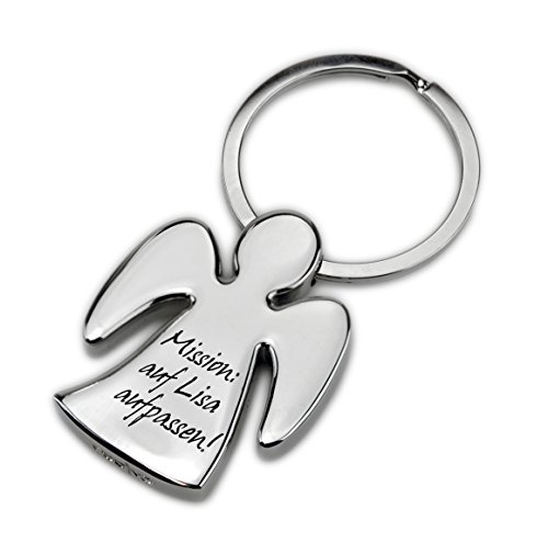 International Connection Schlüsselanhänger Engel mit Ihrer Wunschgravur Cover