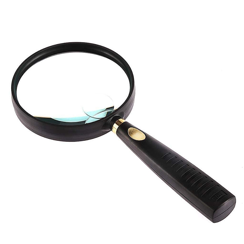 Boutique Magnifying glassPortable 5X 10X Magnifying Glass Suitable for Elderly Men Reading a Book Reading a Portable Hand-held magnifiers/Product
