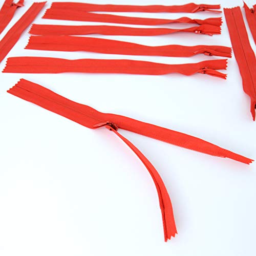 LEDUC Zip, Red, 22cm - Image 4