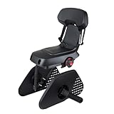 Polisport Guppy Junior AMZ All Black 8636100027 Silla Trasera para Niños Edad 6+,Negro