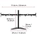 iKross Dual Monitor Desk Mount Stand with Free Stand Base/Dual-Joint Arms/Detachable VESA Plate for 13-27 inch LED/LCD VESA Screen