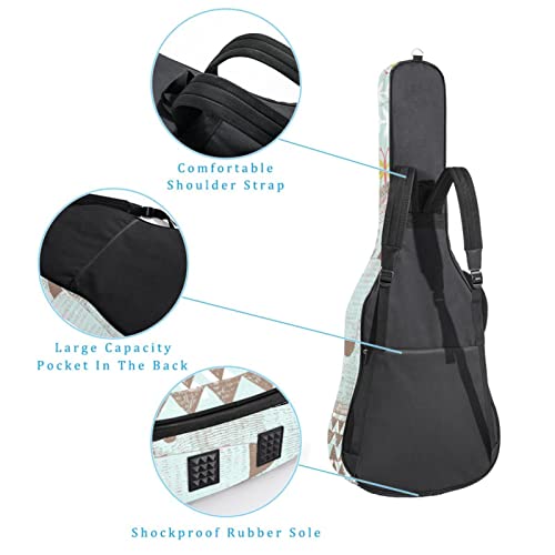 Housse de transport étanche pour guitare avec bandoulière réglable Motif cerf, Multicolore 04, 42.9×16.9×4.7 in… - Les Beatles, Paul McCartney, John Lennon, RIngo Starr, George Harrison Housse de transport étanche pour guitare avec bandoulière réglable Motif cerf, Multicolore 04, 42.9x16.9x4.7 in… – Image 4