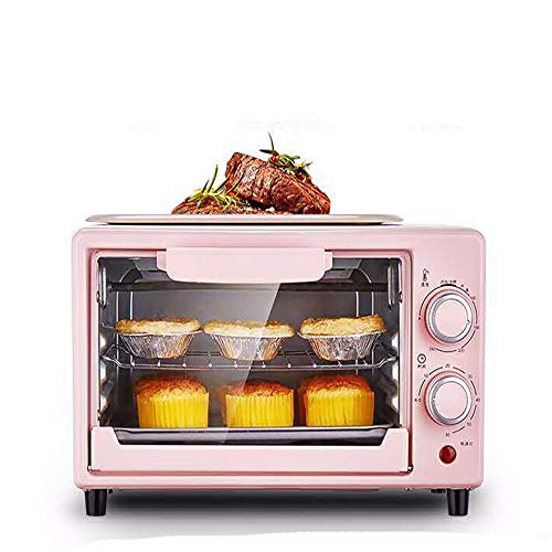 SLFPOASM Horno para FreíR Y Hornear Horneado DoméStico Integrado PequeñO Mini Horno Multifuncional AutomáTico De 10 L,Horno Tostador De Calentamiento RáPido De, Temperatura Regulable