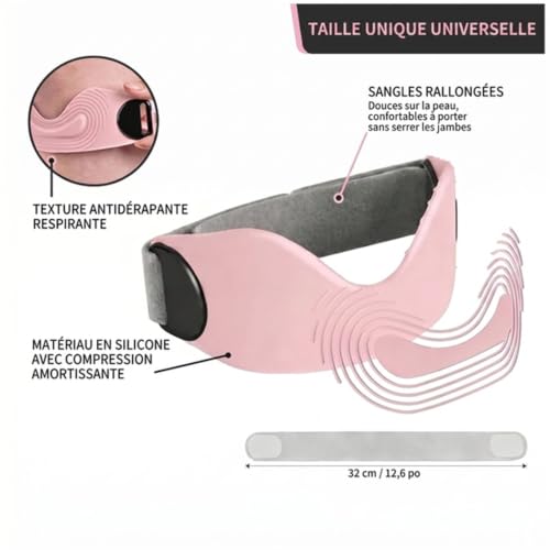 bergxperten Qilova Genouillère Rotule Ajustable Maintien Sport Unisexe – vue 5