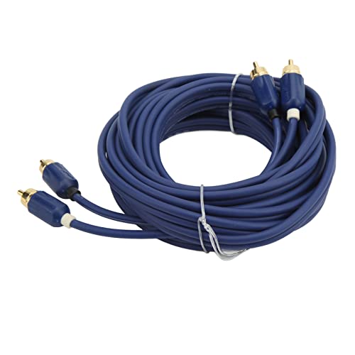 Cable de audio de cobre puro de 5 metros en color azul para alta fidelidad