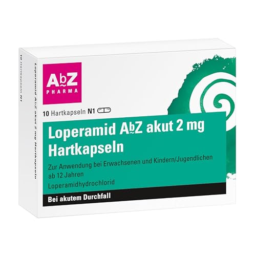Loperamid AbZ akut 2 mg Hartkapseln 10 Stück
