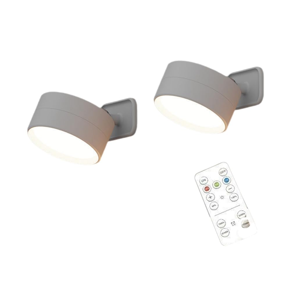 Éclairage mural à LED magnétique rechargeable avec rotation à 360° et télécommande pour bureau
