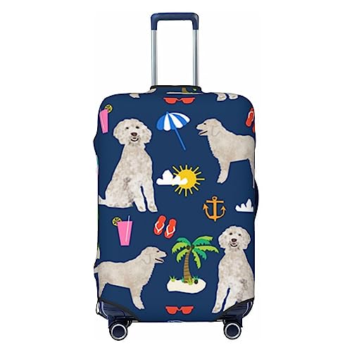 Housse de protection valise Golden Retriever pour vos vacances en avion