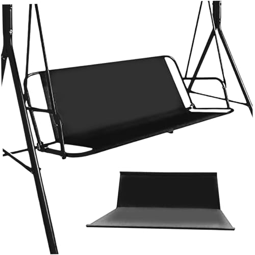 Cubierta de silla de columpio negra para exterior 1