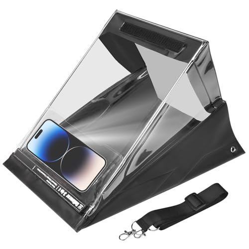 SuKoncer 3-in-1 Waterproof Clipboard with Strap & DIY Document Stand & Reading Light - PVC Material for Indoor/Outdoor Use