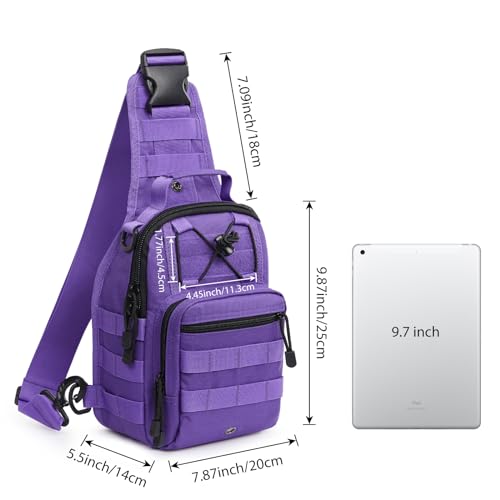 Image of G4Free Outdoor Tactical Bag Backpack, Military Sport Bag Pack Sling Shoulder Backpack
