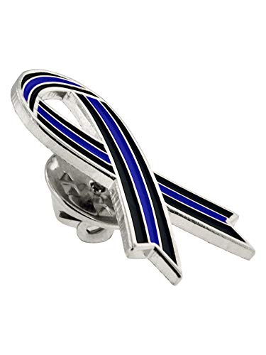 Image of PinMart's Thin Blue Line Lapel Pin