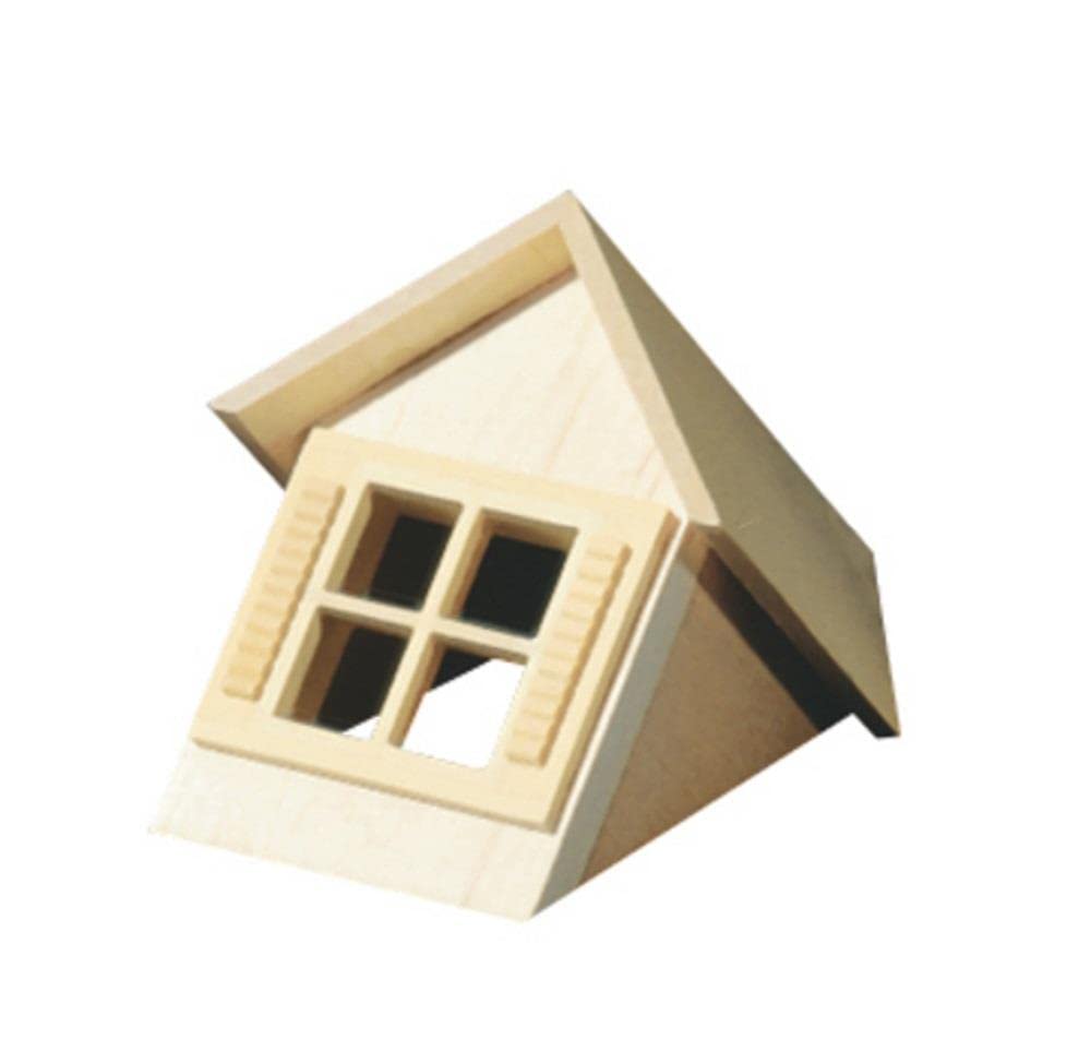 Melody Jane Dolls Houses Dollhouse Traditional Dormer Unit Window 1:24 Half Inch Builders DIY Accessory