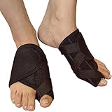 Bunion Corrector Toe Straightener – Bunion Brace For Big Toes or Tailors Bunions. Ideal Hallux Valgus Orthopedic Brace & Toe Separator for Foot Pain Relief. Foot Splint for Day or Night Time (2 Pairs)