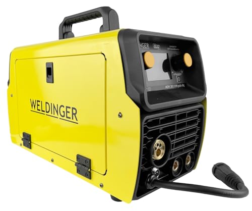 WELDINGER MEW 202 SYN puls dig 200A synergisches MIG/MAG Puls-Schweißgerät Zweirollenantrieb Puls Doppelpuls 2T 4T LCD Display 5 Jahre Garantie