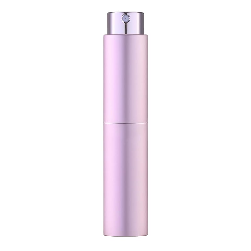 Frasco atomizador recarregável para perfume Tekson 10 mL rosa