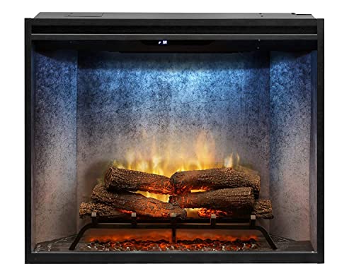 Dimplex Revillusion® 36" Portrait Built-In Firebox (Model: Rbf36Pwc), 4400/6745/8794 Btu, 120/208/240 Volt, 1300/1975/2575 Watt, Weathered Concrete #TOP13
