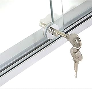 Glass Door Lock. Sliding Door Lock. Round Glass Lock. Movable Door Lock Jewelry Cabinet Lock Glass Lock
