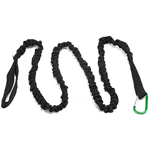 KKmoon Trela ​​de remo com presilha de mosquetão Suporte de haste de corda de segurança de remo para