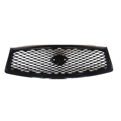Calandre avant Infiniti Q50S noire en nid d'abeille pour pare-chocs supérieur