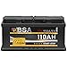 Produktbild BSA AGM Batterie 12V 110Ah 950A/EN Start-Stop Batterie Autobatterie VRLA statt 105Ah