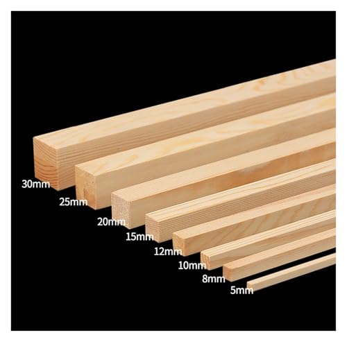 Bâtonnets en bois de balsa et pin pour modélisme architectural précis - 3