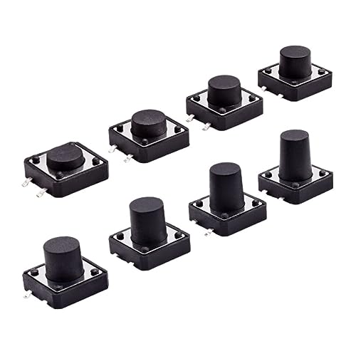 Interrupteur tactile 12mm de haute précision pour réparation et projets électroniques durables