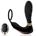 Male Prostate Massager Vibrator with Penis Ring, Treediride Waterproof P-Spot Anal Plug Sex Toys Rechargeable Vibrator 10 Vibrating Mode Gay Adult Toys Stimulator for Men Couple Women