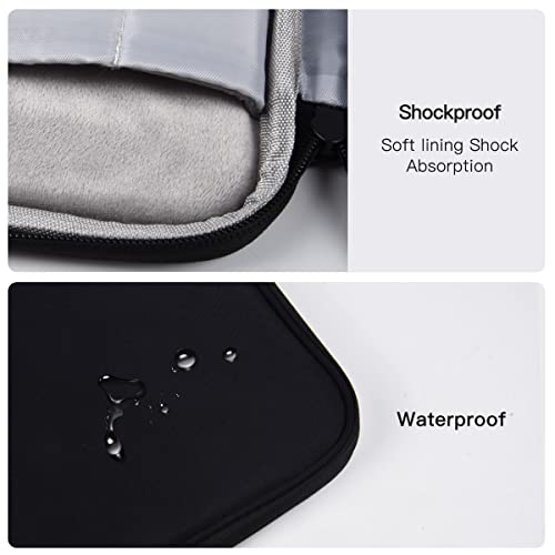 9-11 Inch Tablet Sleeve Case for 11-Inch iPad Pro M5 M4/Air M2 M3 M4 2024-2026/Air 10.9", Samsung Galaxy Tab S11 S9 S8 11"/A8/A9+/Galaxy Tab S7/A7/S6 Lite 10.4"/S5e/S4/S3/S2/S Pouch-Black by CASEDAO - Image 5