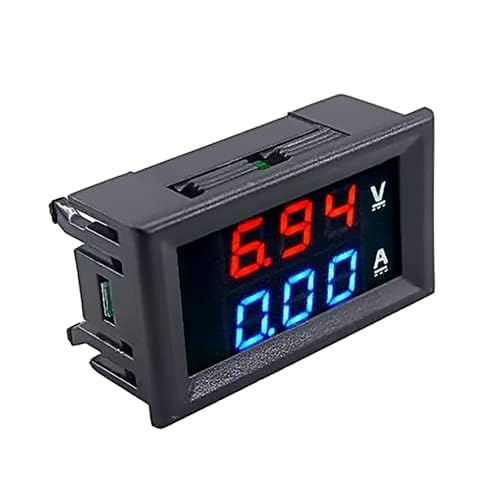 FREEFACE Dual LED 0.28” Red-Blue Display Digital Voltmeter (0-100V) and Ammeter (10A)-LED Display-Digital Voltmeter Ammeter-Voltage Current Tester (B0CYM2VRM5) Amazon Price History, Amazon Price Tracker