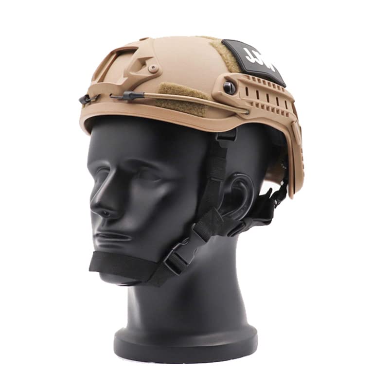 YABOO Tactical Child Kid Youth Fast Helmet Airsoft Shooting Gear Tan MH