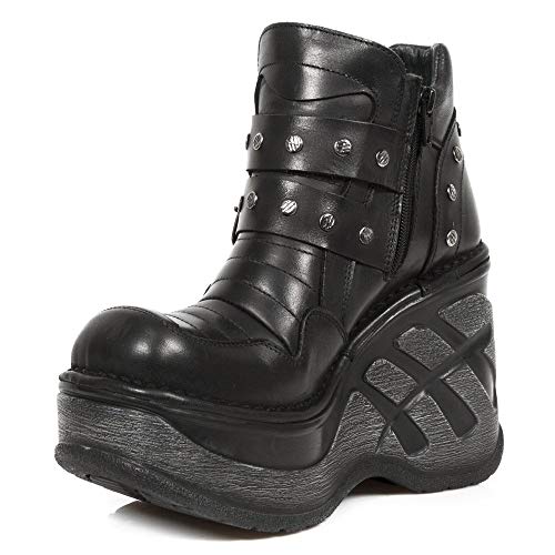 New Rock Newrock Nr M.sp9814 S1 Black Boots - Womens (Eu 38) 8 Us #TOP3