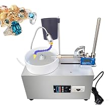 Gem Faceting Machine, 180W Precision Jade Grinding Polishing Machine, 2800RPM High Speed Jewelry Polisher for Gemstones Agate, with Digital Display, Angle Adjustable